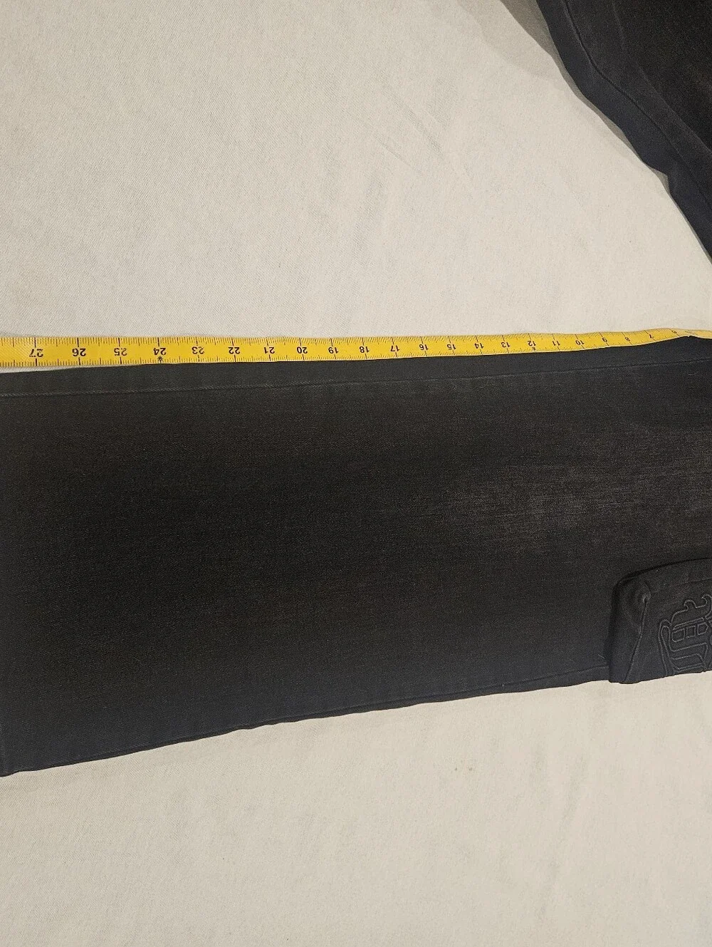 NWT YoungLA Mens Spring Cargo Black Jeans Size L Waist 36